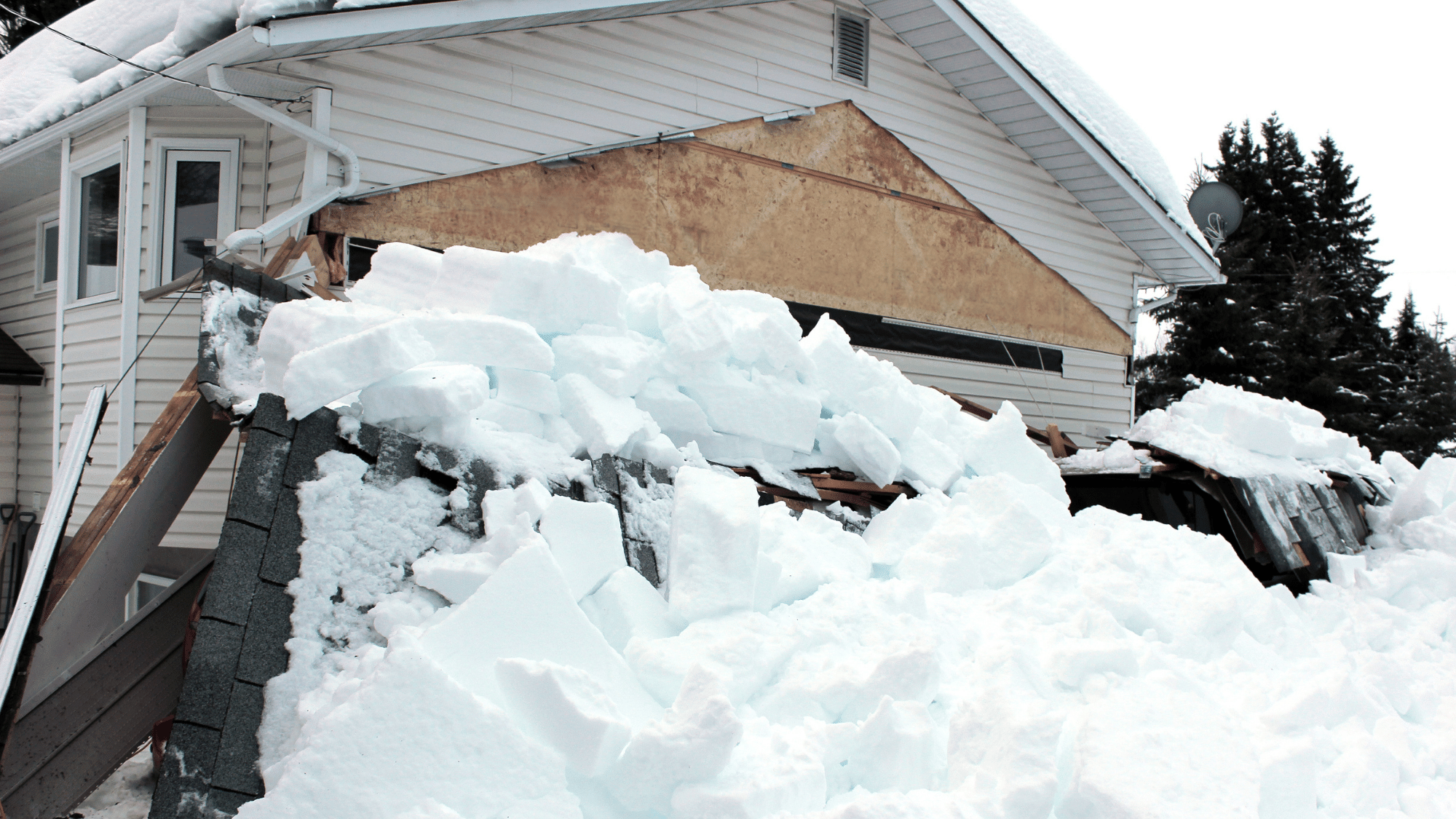 Strasburg Roof Damage - Snow Damage